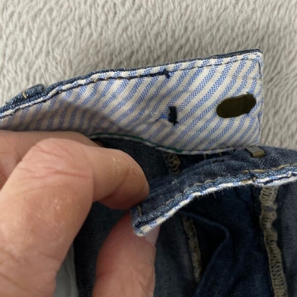 Tommy Hilfiger Woman's Denim Trouser Jeans Size 8 Straight-Leg Blue Cotton Blend - Picture 14 of 16